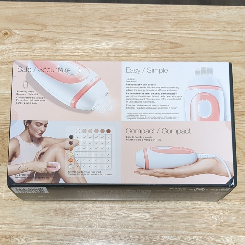 BRAUN Silk-expert Mini IPL Hair Removal Device - Pink. NEW SEALED BOX!!! - Picture 2 of 7